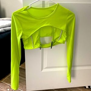 Lime green two piece set